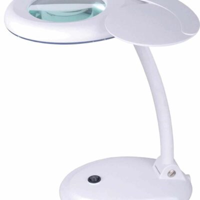 LED magnifying lamp with table stand