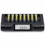 Chargeur de batterie professionnel avec 8 stations de charge indépendantes