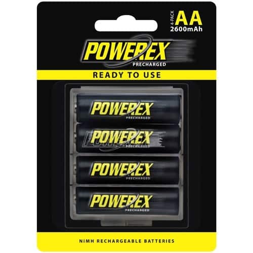 Herlaadbare Powerex AA-batterijen - 1,2V 2600mAh - NiMH - 4 stuks - Gebruiksklaar 1