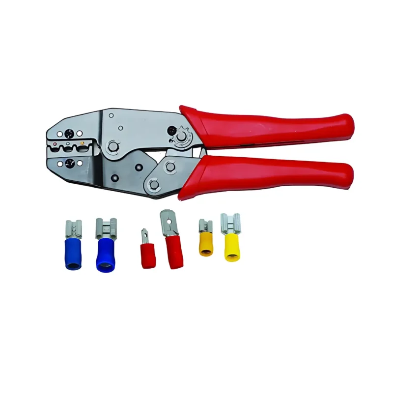 professional crimping tool for insulated cable lugs