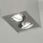 Aluminum surface-mounted spot with LED