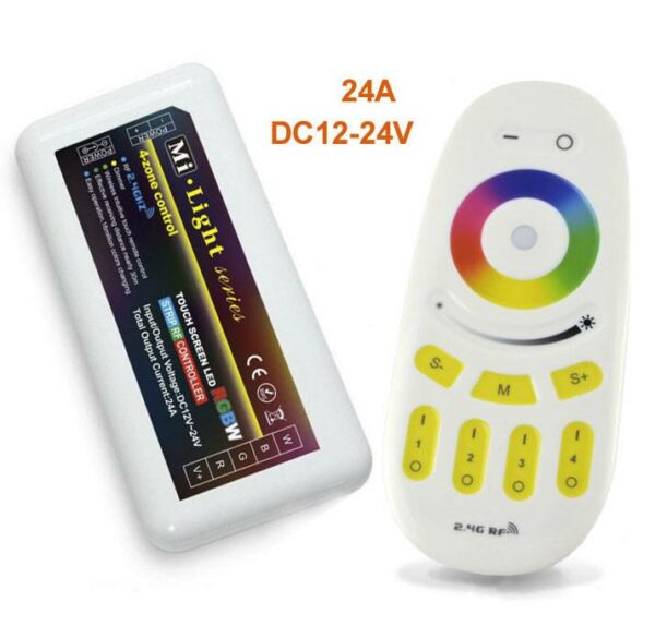 RGB Touch RF 4-zone controller + afstandsbediening
