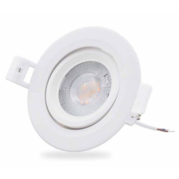 LED inbouwspot 5W dimbaar Warm-wit 3000k| Kantelbaar 1