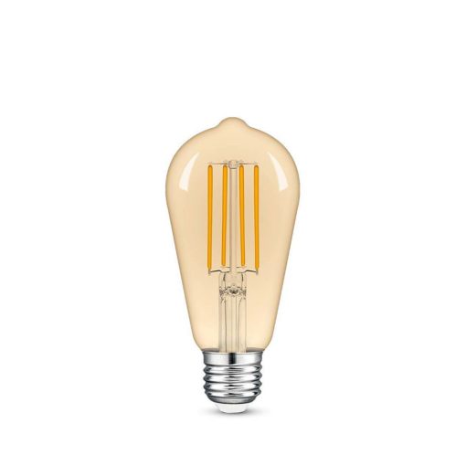E27 LED lamp 6W-50W rustieke sfeer 2200k dimbaar ST64 Amber 1