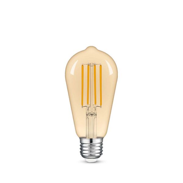 E27 LED lamp 6W-50W rustieke sfeer 2200k dimbaar ST64 Amber 1