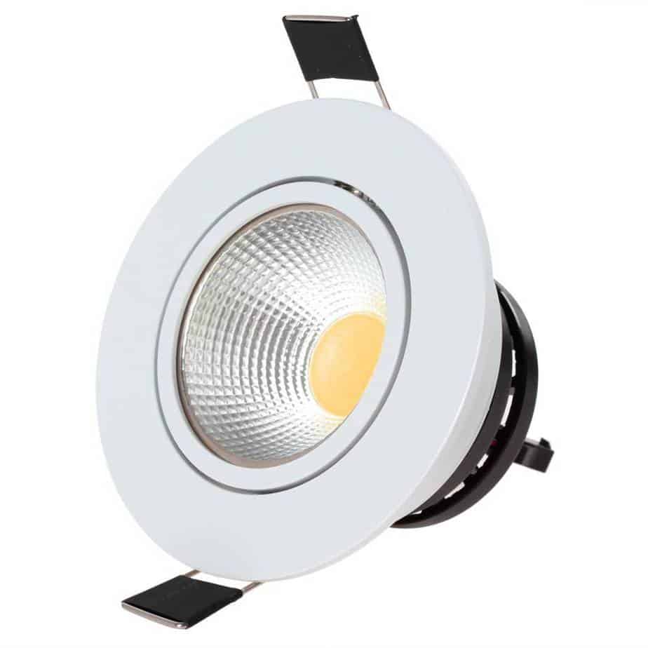 Spot encastrable LED - downlight 3W Blanc chaud