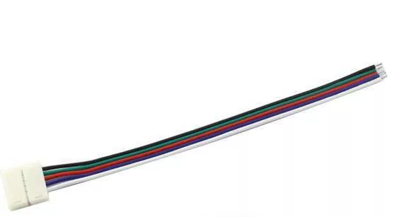 LED strip connector RGBW
