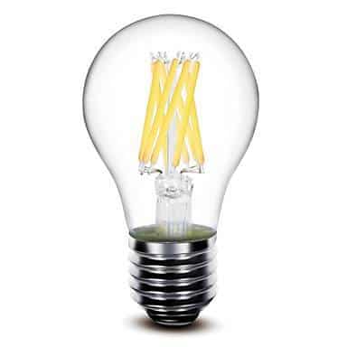 E27 filament LED lamp 8W dimbaar 2200k