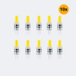 10 stuks LED G4 (GU4) halogeen vervanger 1,5W LED lamp YARLED 12v AC/DC