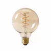 Calex LED volglas Flex Filament Globelamp 220-240V 4W 200lm E27 G125, Goud 2100K Dimbaar