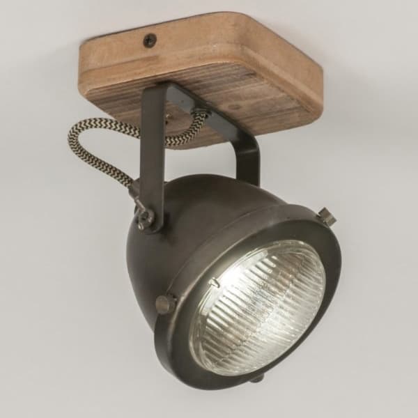 Plafondlamp in LED industrieel design enkel | 7W Dimbaar 1