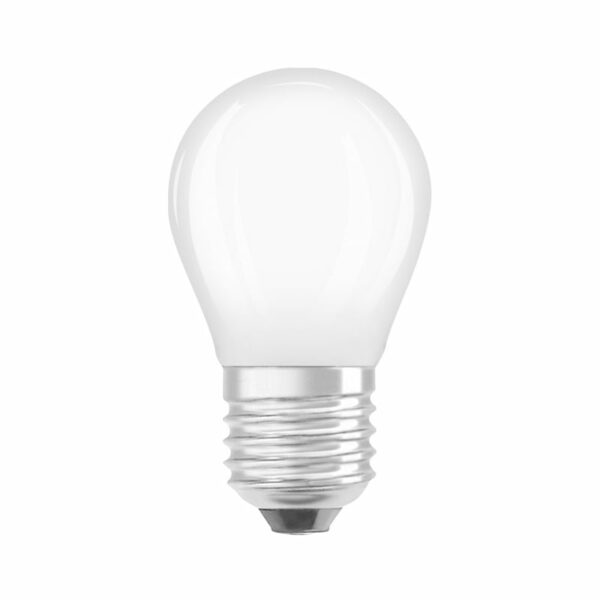 E27 LED filament kogellamp 3,5W 2700k P45 Opaal 1