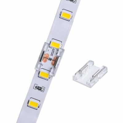 LEDstrip connector 1 kleur voor 10mm 24v COB led strip