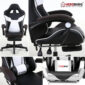 Ergonomic Herzberg gaming office chair in black and white.