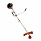 Petrol grass trimmer with double handle.