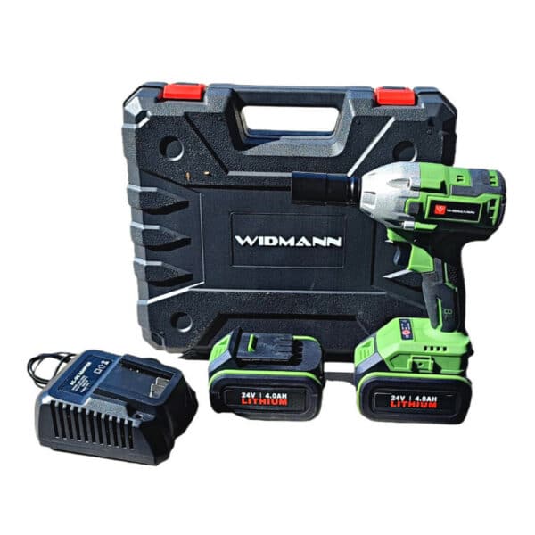 Widmann cordless drill with case and batteries