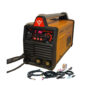 Welding machine with accessories and digital display.