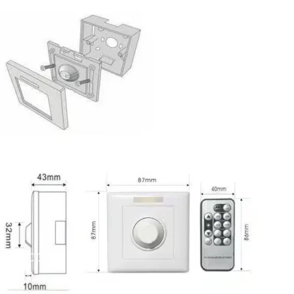 1-10v dimmer voor led paneel