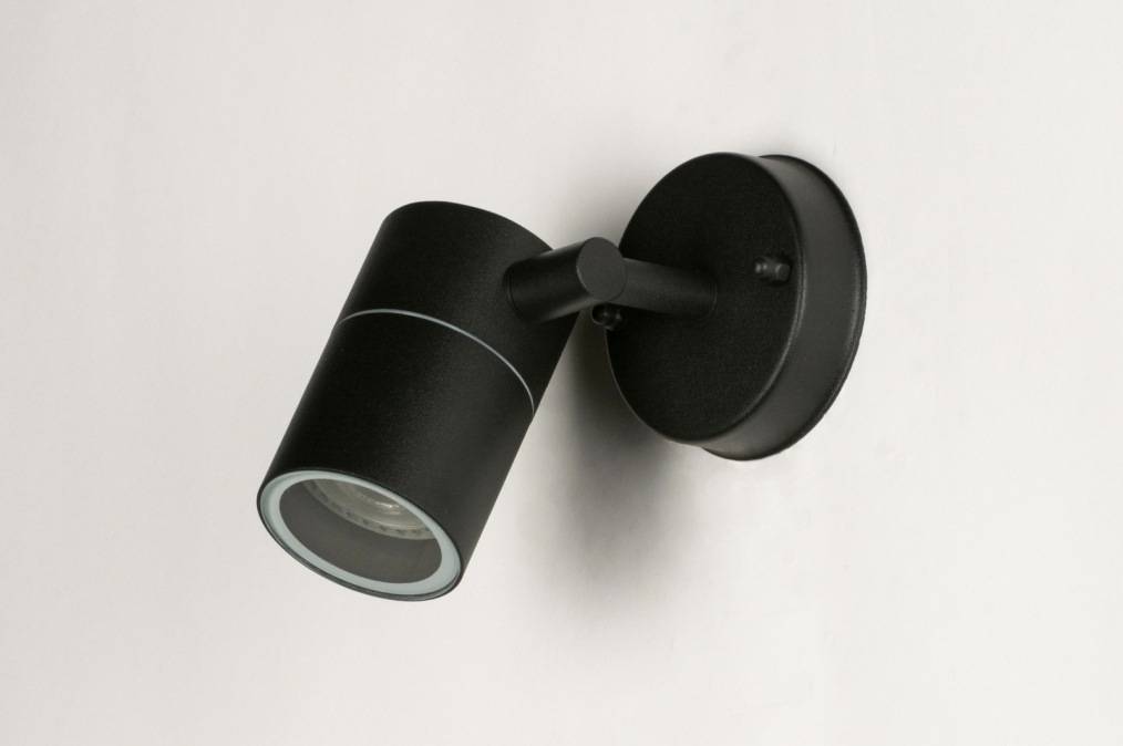 Black wall lamp led spotlight