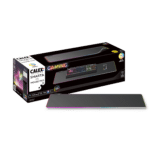 Gaming mouse pad XL with RGB lighting.