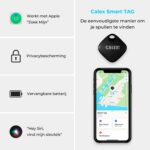 Calex Slimme Tag - Bluetooth Tracker - Werkt met Apple Zoek Mijn - Ideaal voor Sleutels en Bagage - Real-Time Locatie - Afbeelding 6