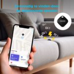 Calex Slimme Tag - Bluetooth Tracker - Werkt met Apple Zoek Mijn - Ideaal voor Sleutels en Bagage - Real-Time Locatie - Afbeelding 5