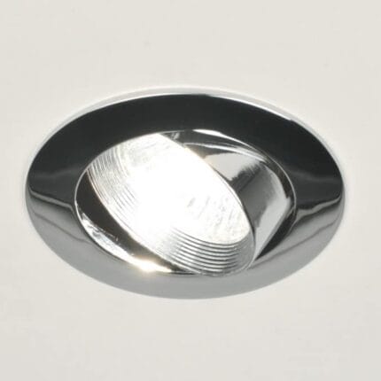 Kantelbare 5W led inbouwspot verchroomd