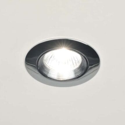 Kantelbare 5W led inbouwspot verchroomd