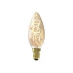 Bougie LED filament E14 4W 2100k blanc chaud dimmable