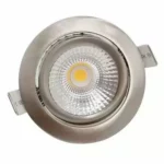 LED recessed spotlight | 5W | dimmable | Warm-white 2700k stainless steel