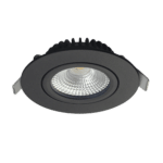 Spot encastré LED - downlight 5W Blanc chaud 3000k- Dimmable - SIZMAGE 74MM - Noir