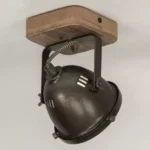 Plafondlamp in LED industrieel design enkel | 7W Dimbaar - Image 2