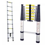 Aluminium telescopische ladder met antislip voet - 2.6M