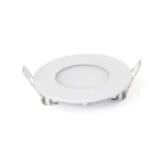 3W LED paneel inbouwspot 230V slim 3000k | Ø85 – Image 2