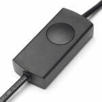 LED snoerdimmer - 1-100W - aansluitstekker van 150cm zwart