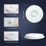 Smart LED plafondlamp | Wifi dimbaar | 18w Rond Ø340mm | RGB+ 3000K – 6500K - Image 6