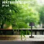 Calex Lucca Oplaadbare Tafellamp – Outdoor – Zwart – 5W - 3 Stuks – Image 2